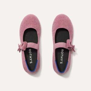 Rothy's The Kids ReVelvet™ Tux Bow Mary Jane - ReVelvet™ Lilac Size 8